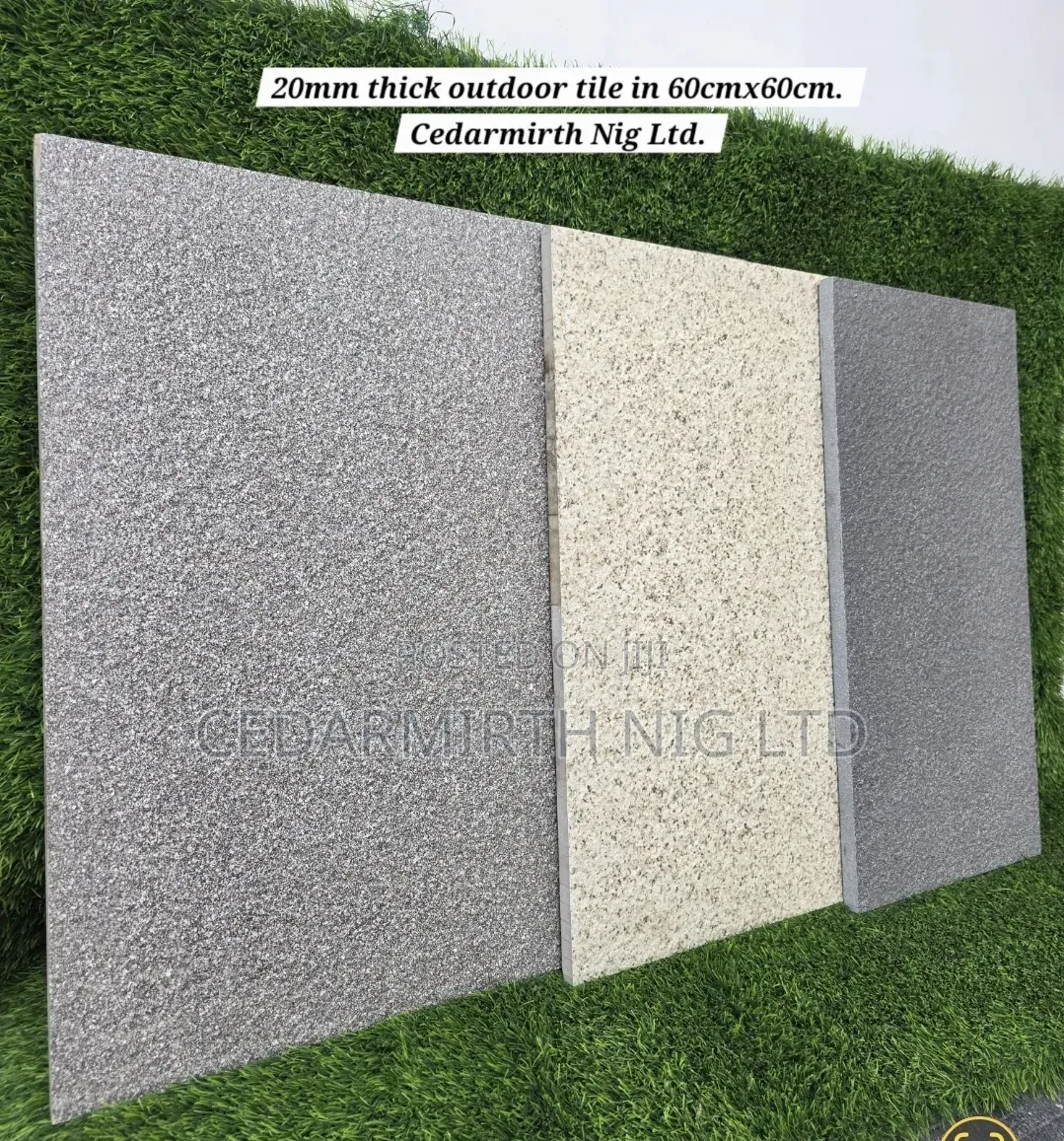 20mm Thick Outdoor Tile ( Cedarmirth Ng.Ltd ).