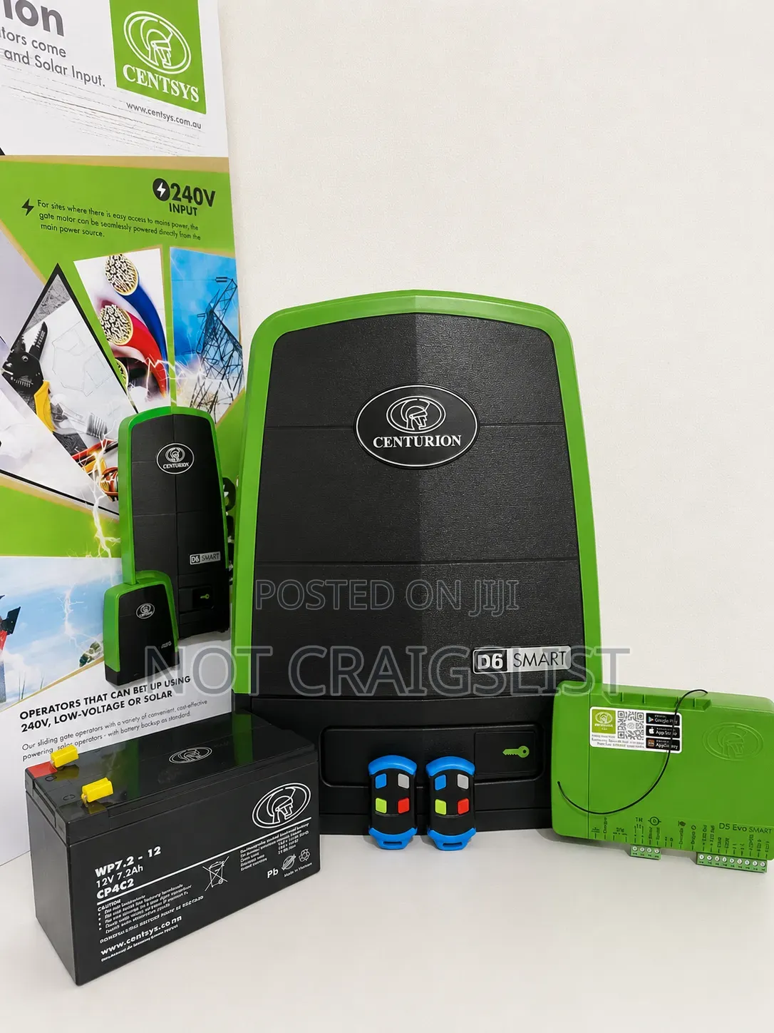 Centurion D6 Smart Electric Gate Motor With Remote Control