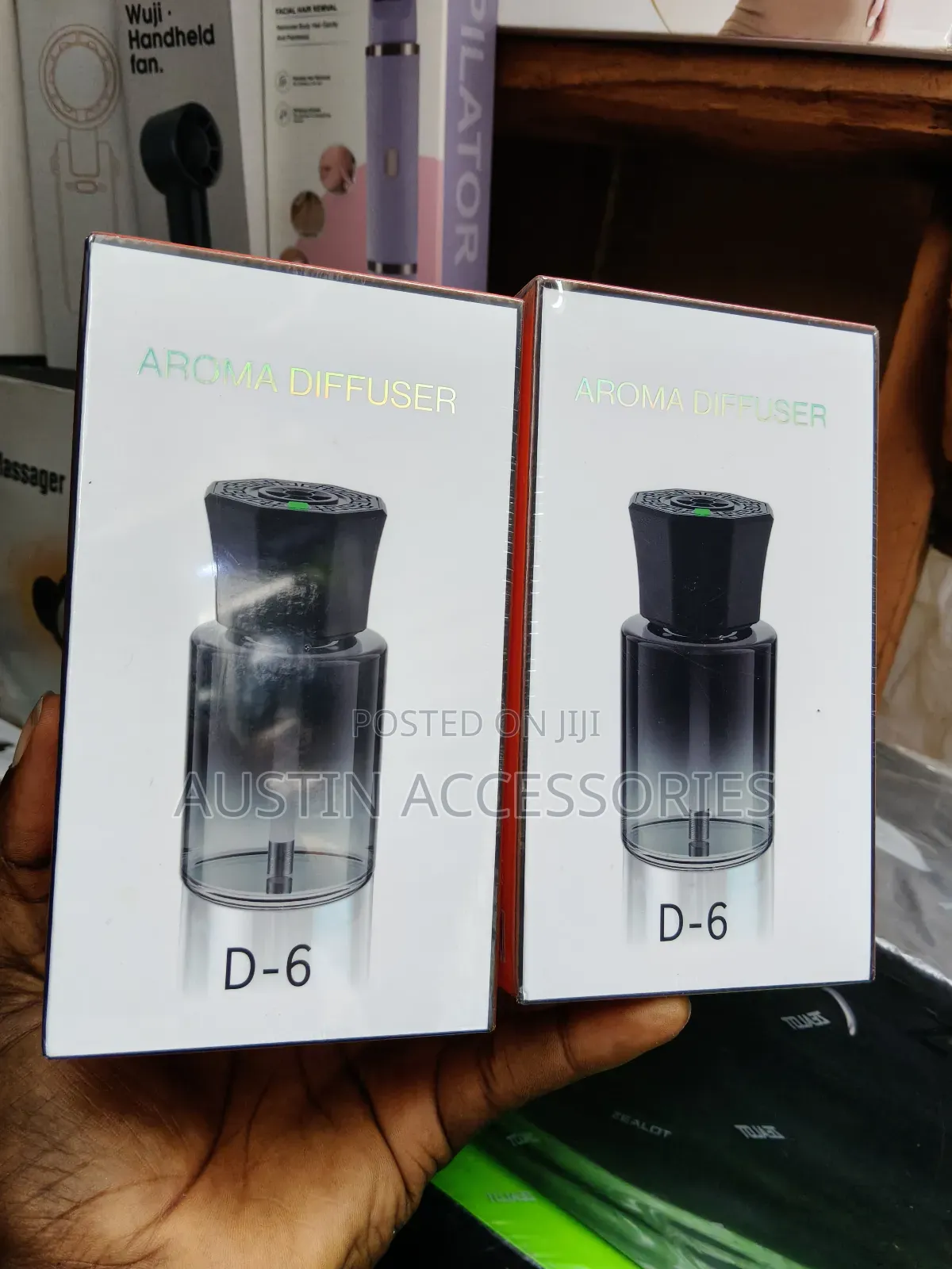 Rechargeable Aroma Diffuser (Comes With Full Oil) for Cars and Home