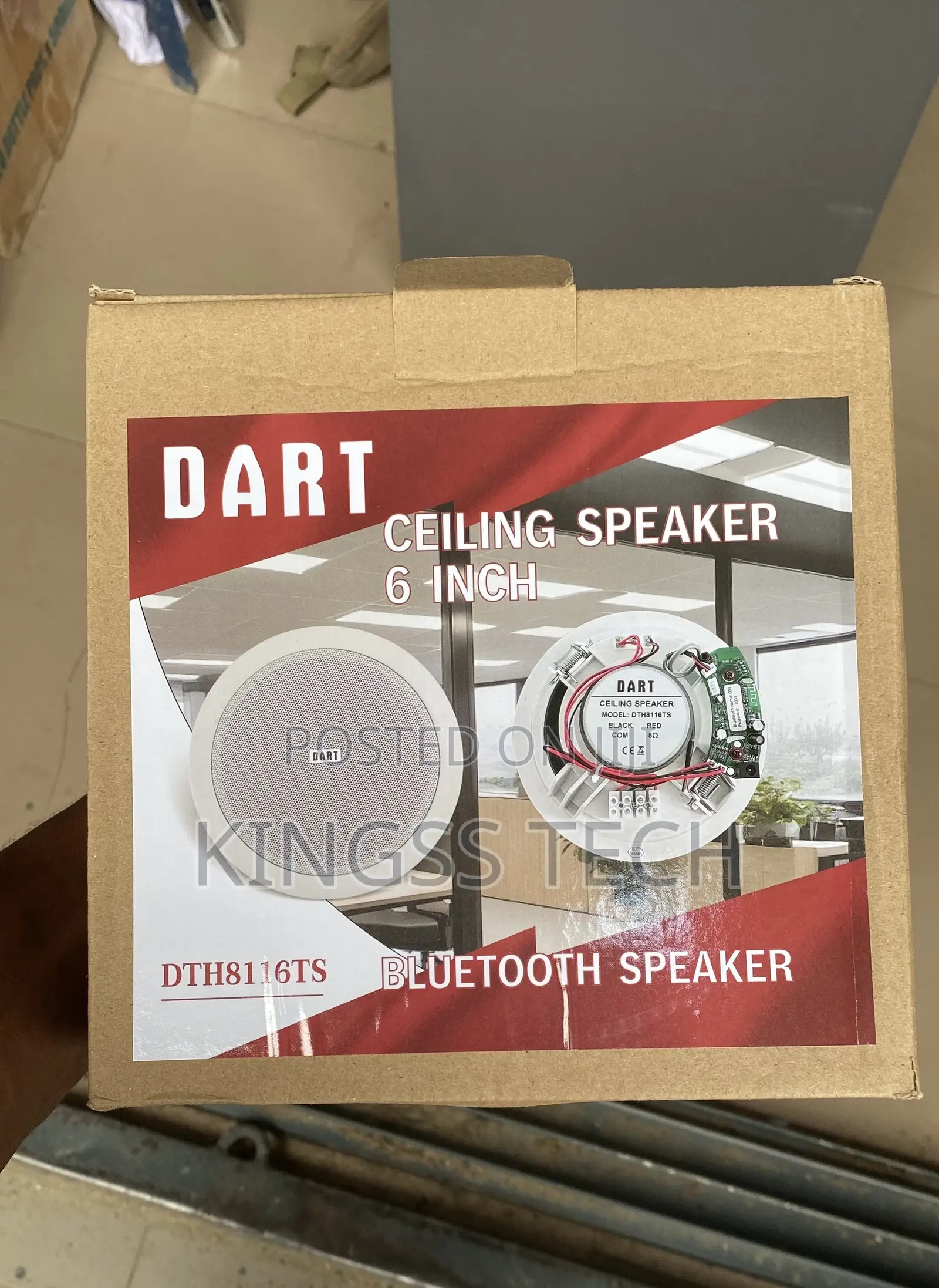 Dart Dth8116ts Bluetooth Ceiling Speaker Single 20w