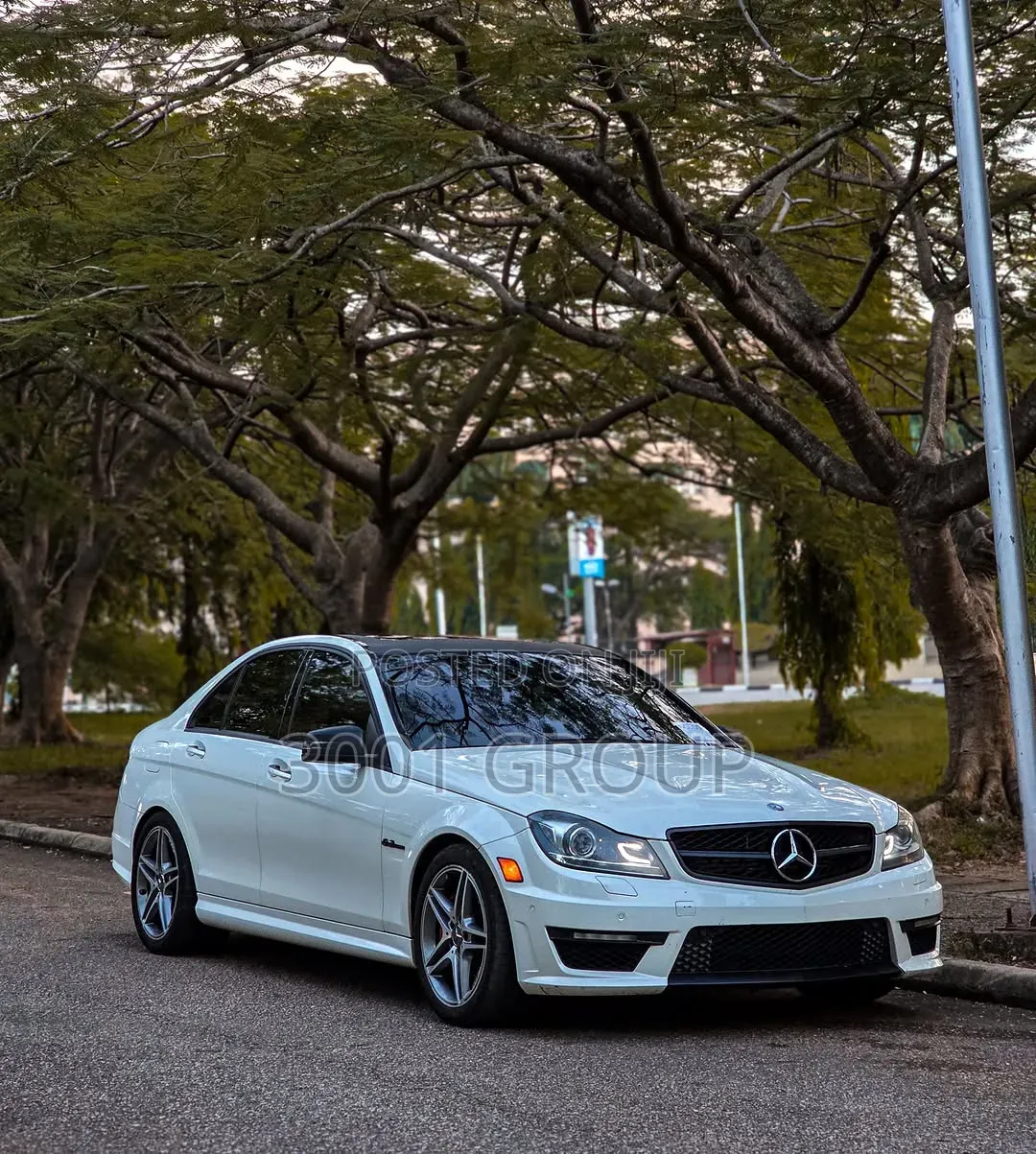 Mercedes-Benz C63 2013 White