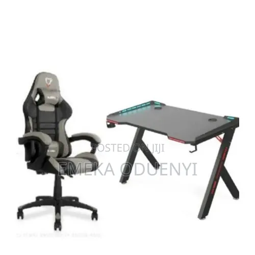 Furgle Gaming Chairand Table Set Streaming /Podcast/,And Office Set Up