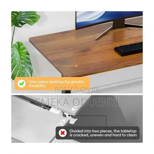 New Modern Electric Adjustable Standing Desk( Brown Top