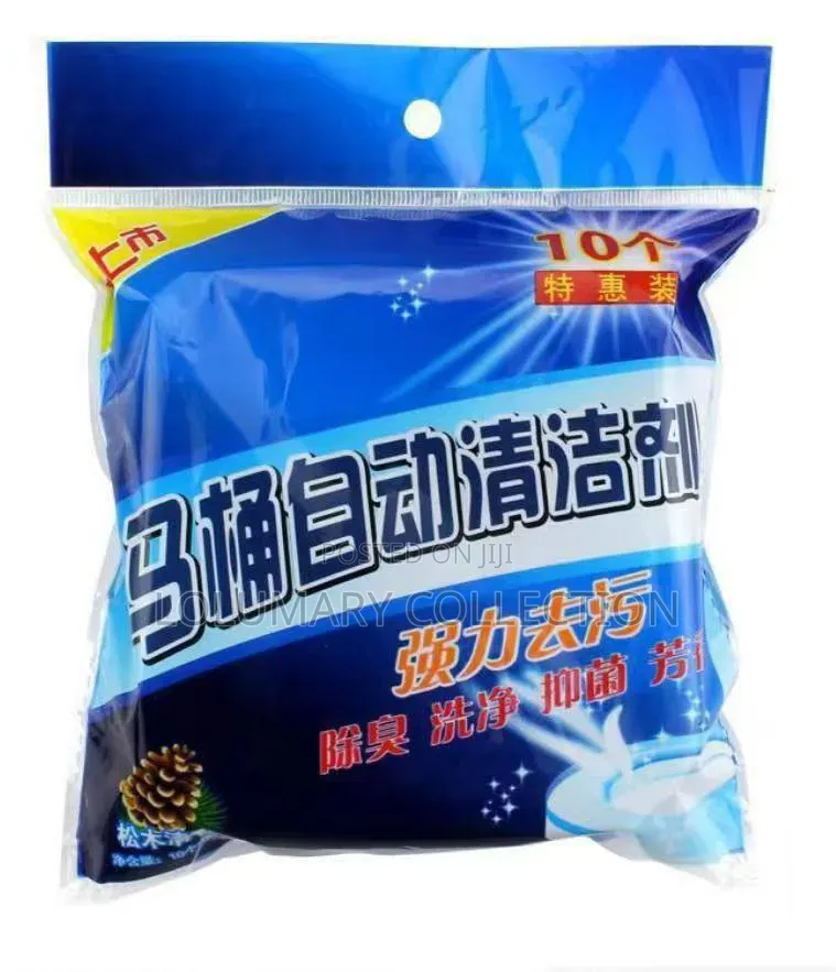 Toilet Blue Cleaner Tablets Bowl Deodorizer Stain Remover Pack