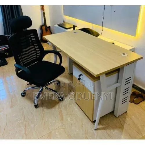 New Modern Metal Office Table With Drawers
