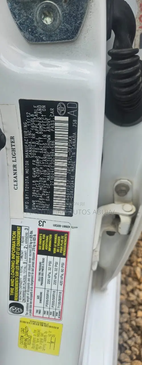 Toyota Corolla S 2006 White