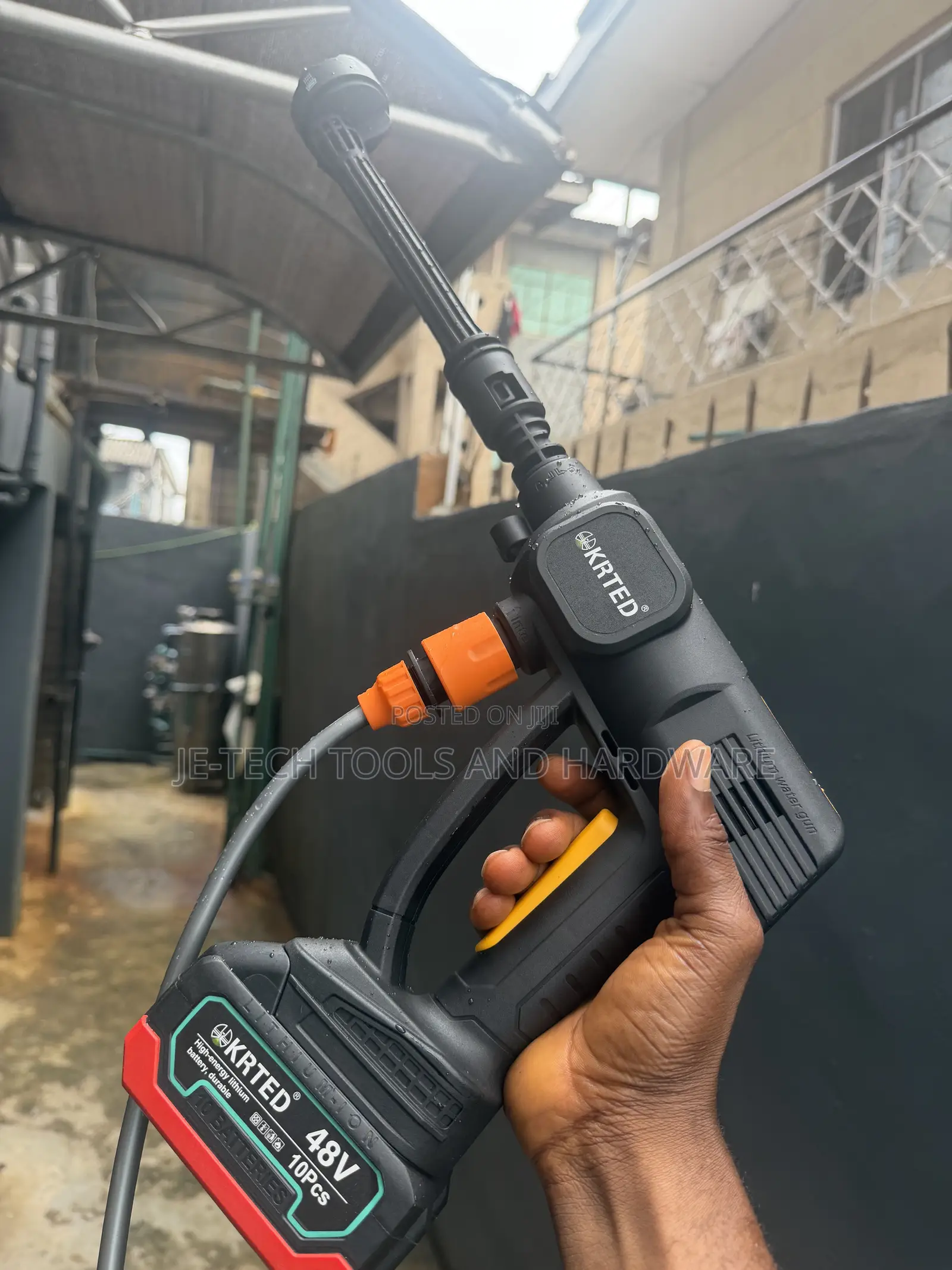 Krted Branded 48v Cordless High-Pressure Water Spray Gun