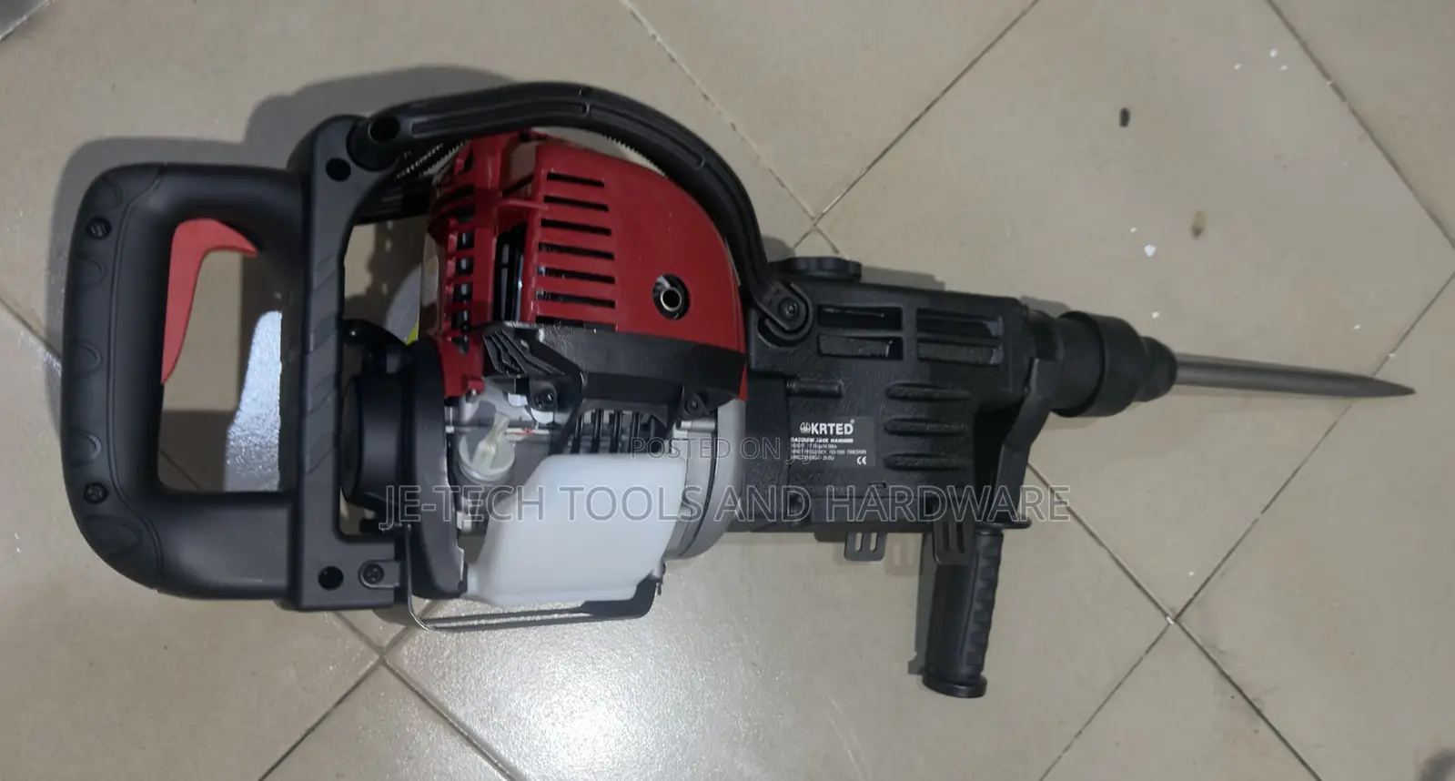 Heavy-Duty, Petrol-Powered Gasoline Jack Hammer