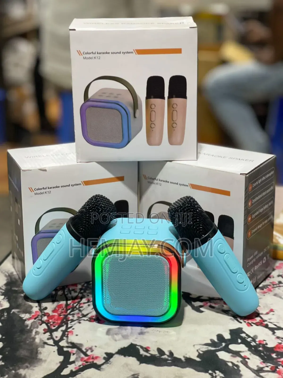 3in1 Colorful Bluetooth Mini Speaker With Dual Microphone