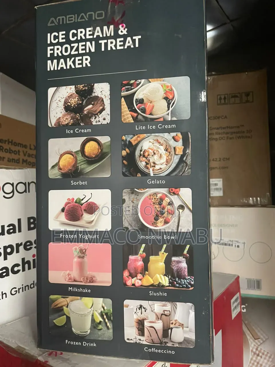 Ambiano Ice Cream Frozen Treat Maker.