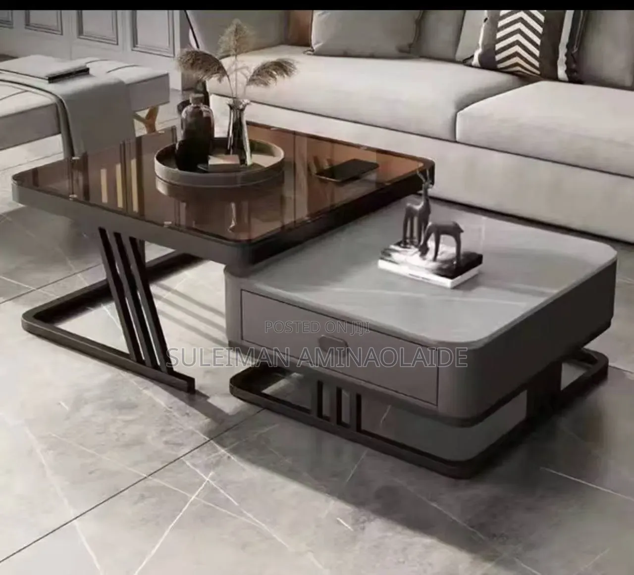 Modern Aesthetic Luxury Table With Drawers
