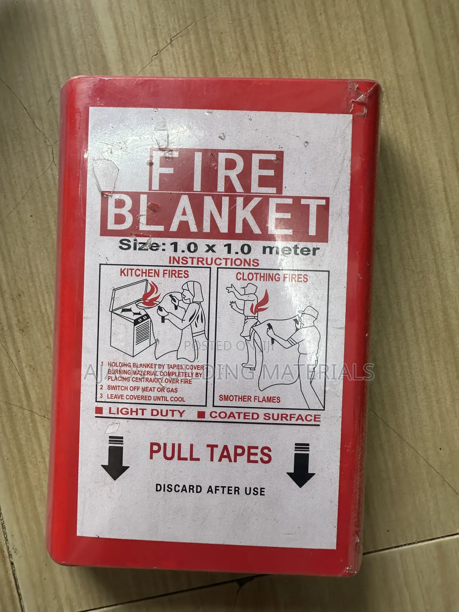 Fire Blankets 1.0 X 1.0 Meter