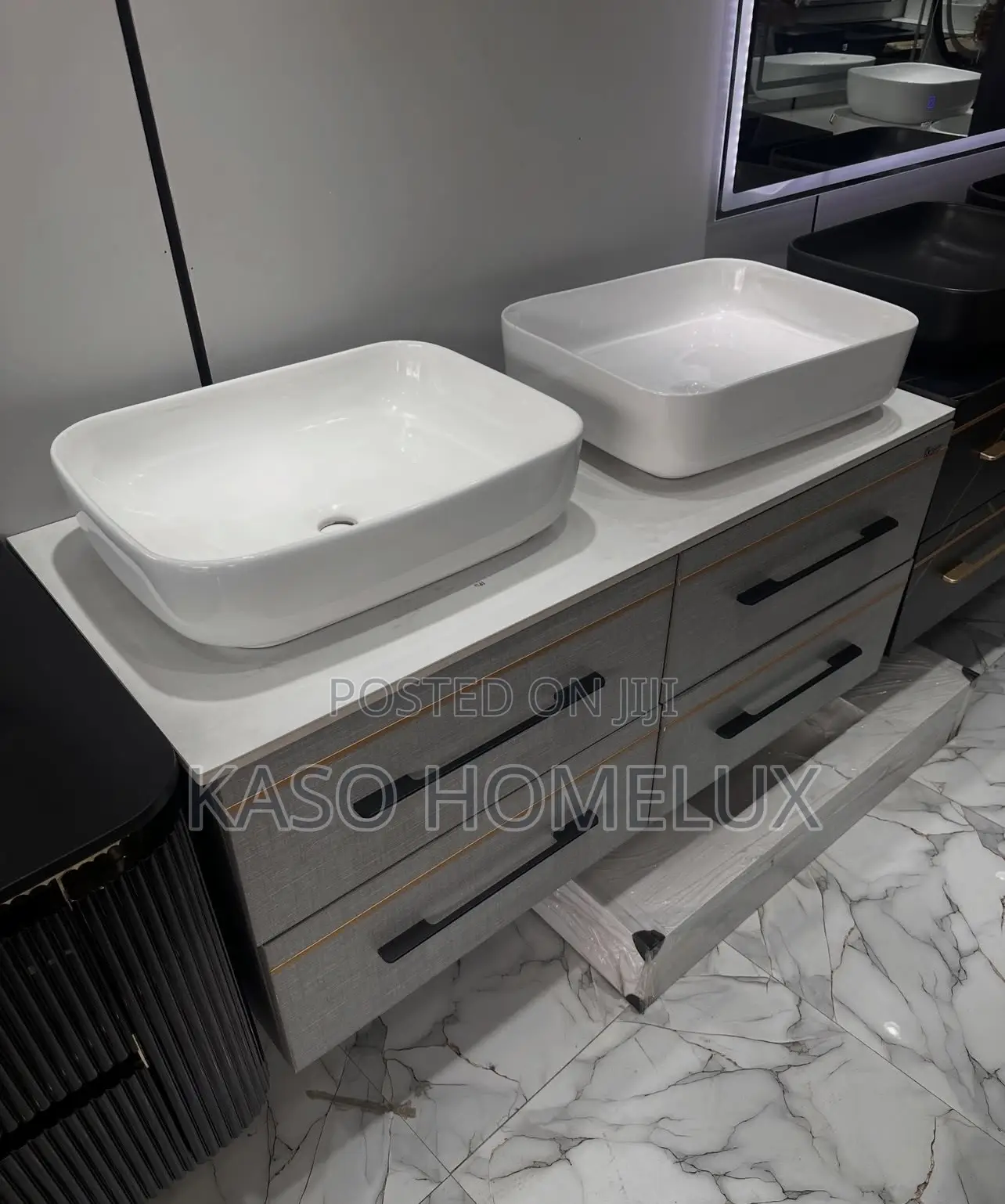 Double Cabinet Wash Hand Basin