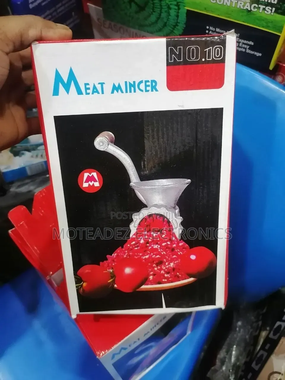 No.10 Cast Iron Handheld Manual Meat Grinder/Meat Mincer