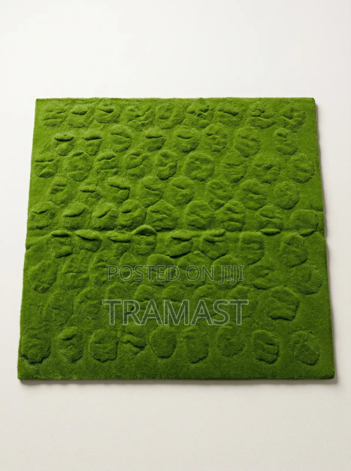Moss Wallmat 100cm X 100cm - Light Dark Green, Particl Design