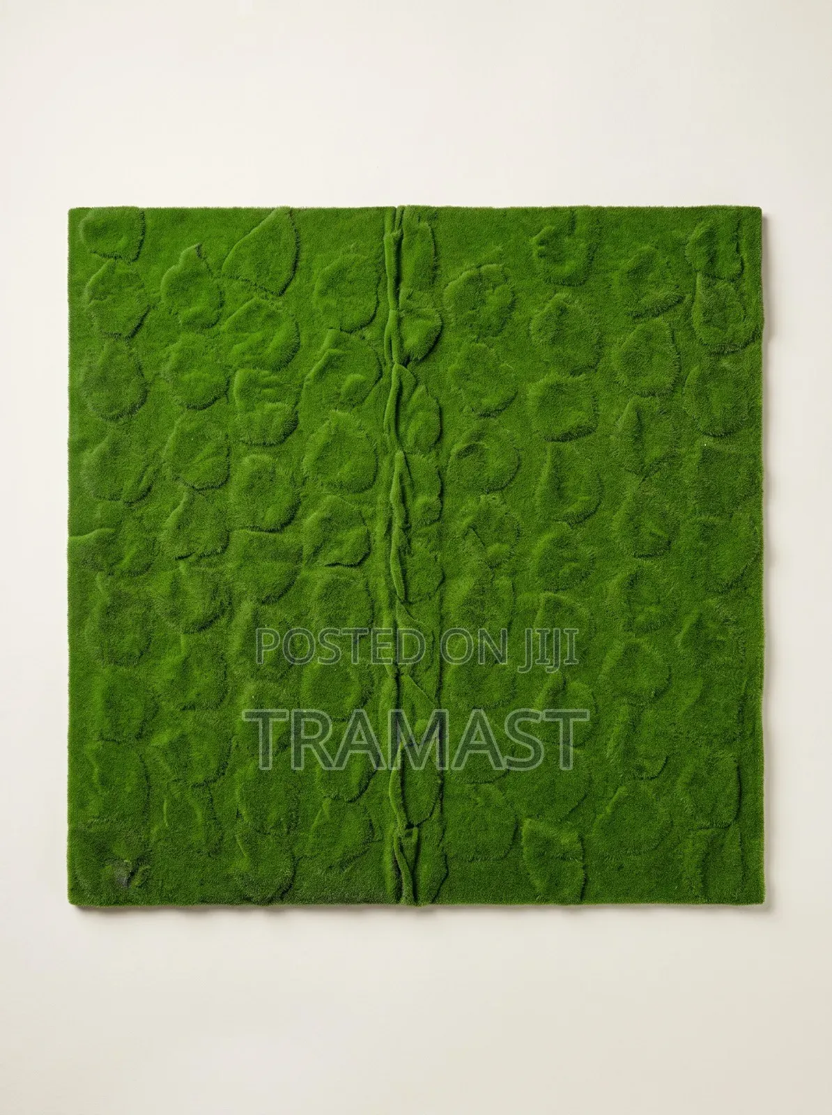 Moss Wallmat 100cm X 100cm - Light Dark Green, Particl Design