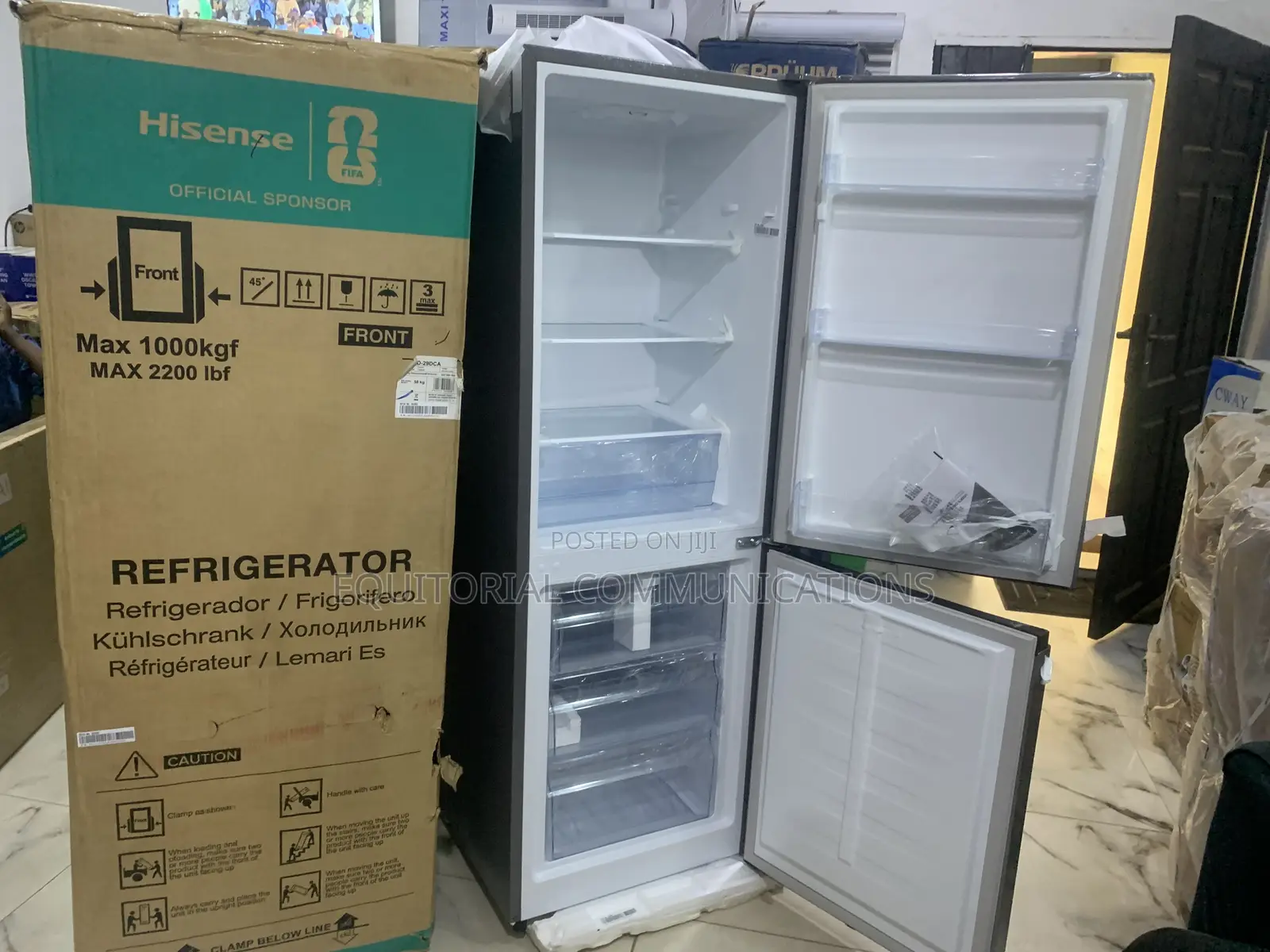 Hisense Rd-29dca 225l Bottom Freezer Refrigerator With Energy Saving T