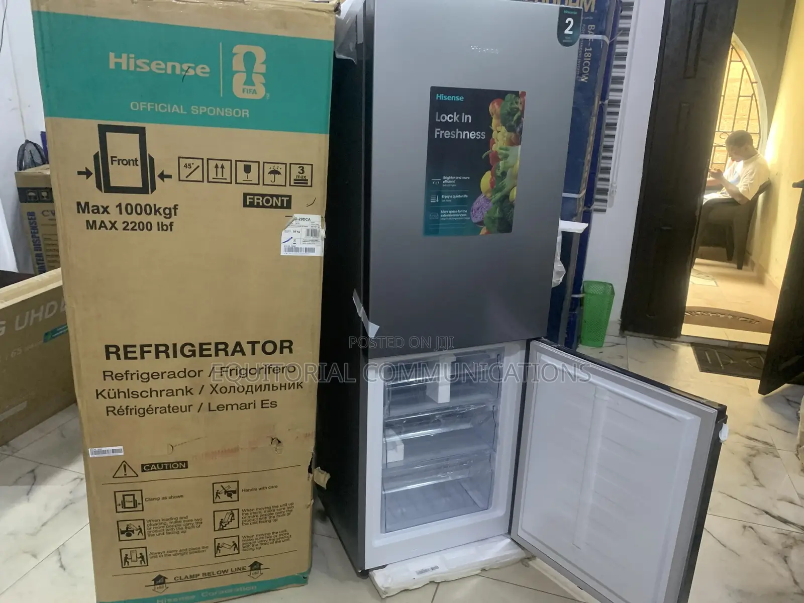 Hisense Rd-29dca 225l Frost Free Double Door Refrigerator for Modern H