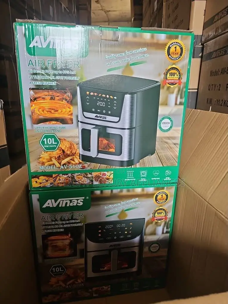 Avinas Av-510z 10l Digital Air Fryer 2800w LCD Touch Control