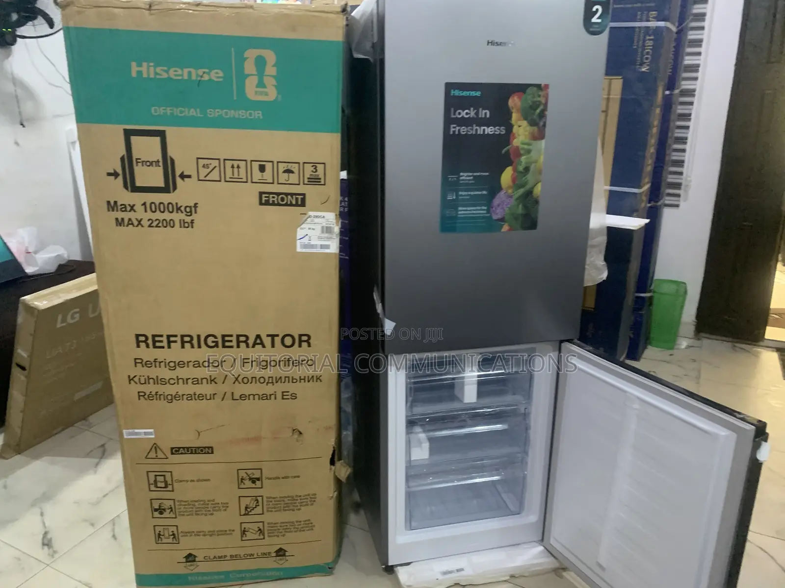 Hisense Rd-29dca 225l Energy Efficient Double Door Refrigerator in Sil