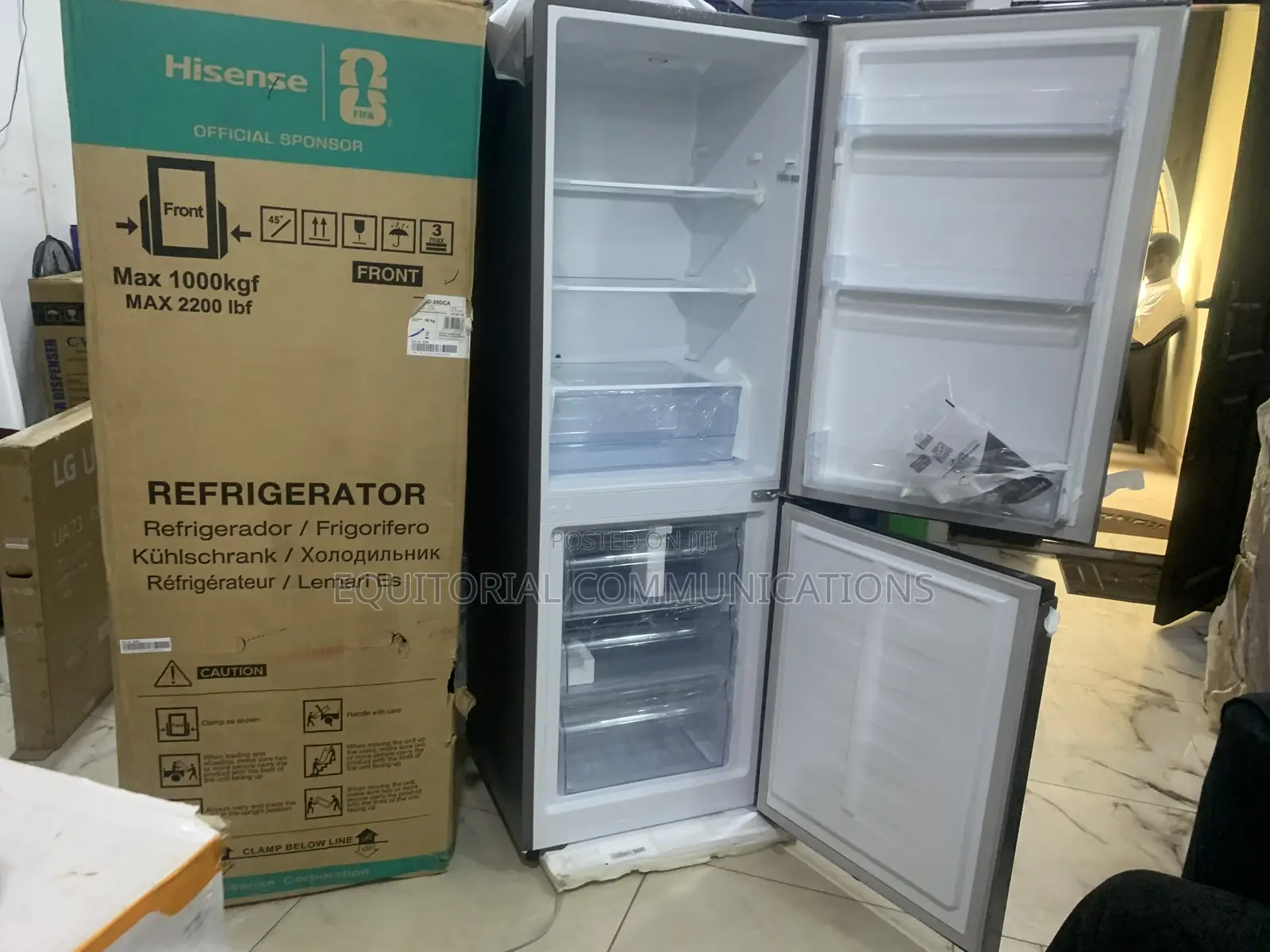 Hisense Rd-29dca 225l Energy Efficient Double Door Refrigerator in Sil