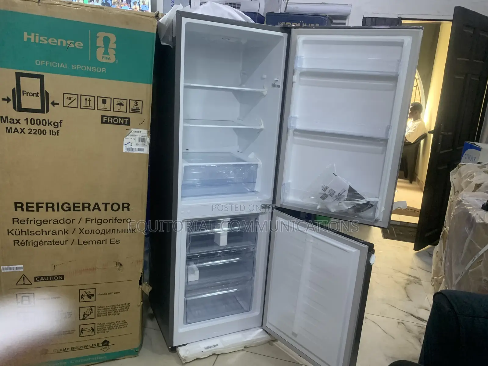 Hisense Rd-29dca 225l Refrigerator With No Frost Cooling and Adjustabl