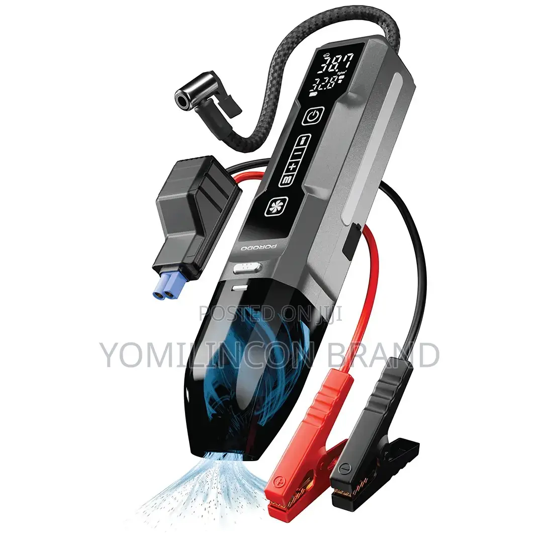 Porodo Ignatov 4-in-1 Jump Starter Air Pump