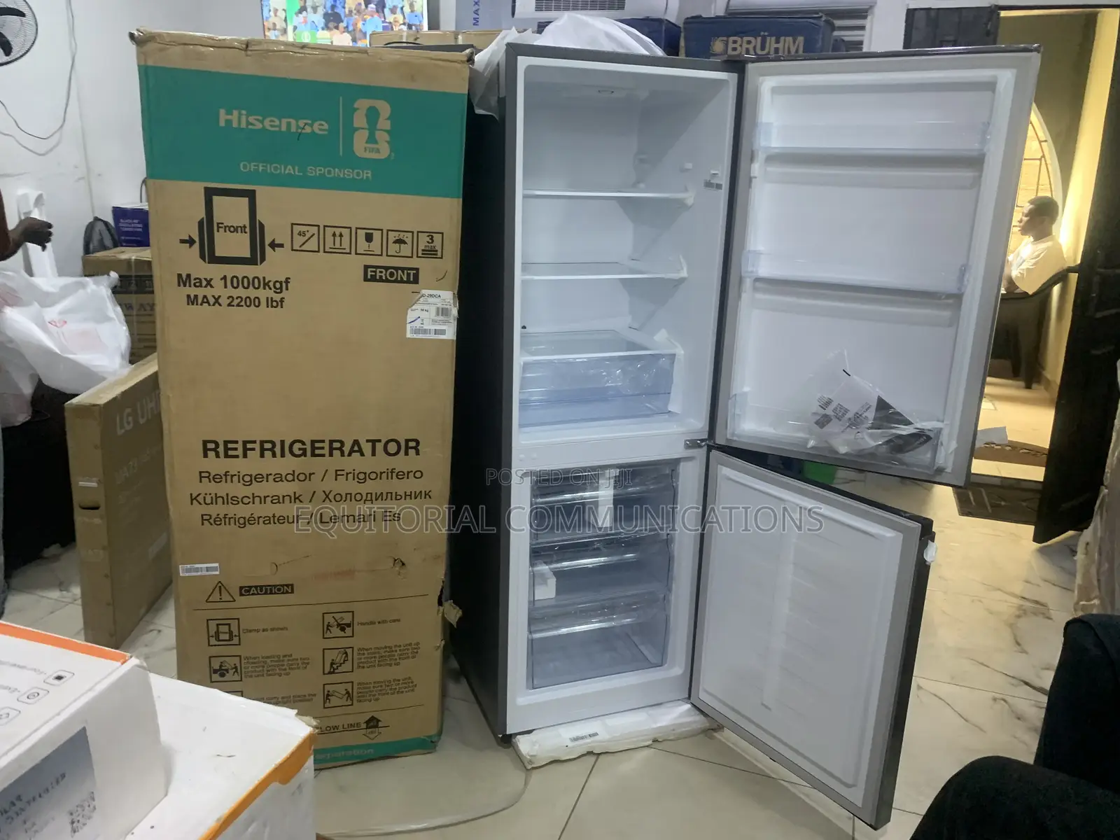 Hisense Rd-29dca 225l Refrigerator With Fast Cooling and Frost Free Te