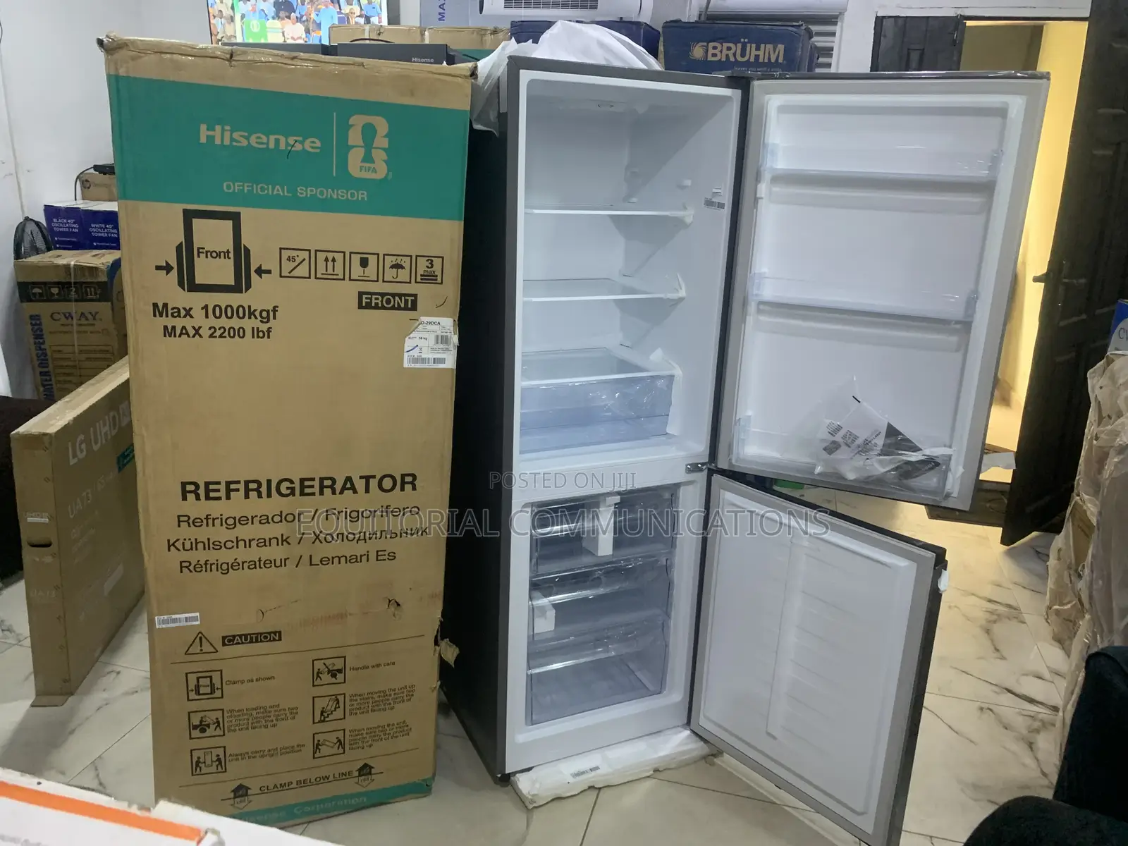 Hisense Rd-29dca 225l Frost Free Refrigerator With Modern Silver Desig