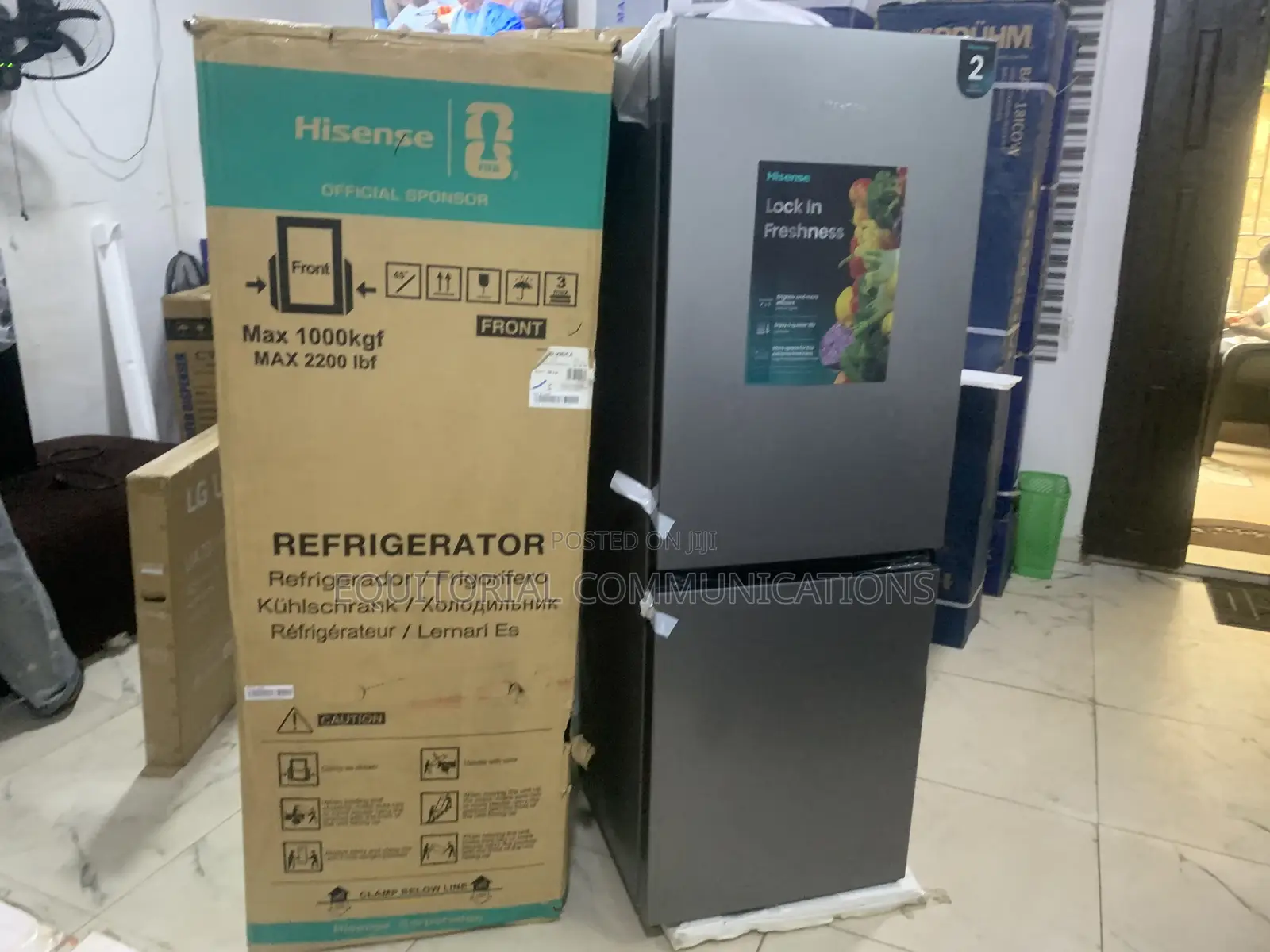 Hisense Rd-29dca 225l Frost Free Refrigerator With Modern Silver Desig
