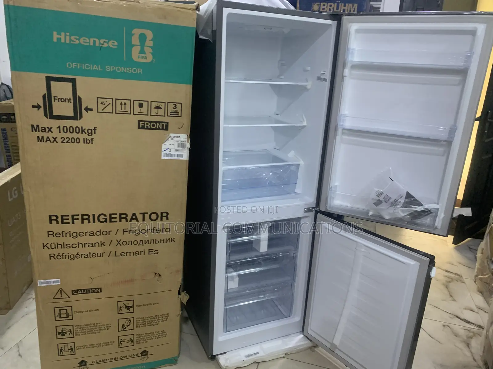 Hisense Rd-29dca 225l Refrigerator With Spacious Refrigerator and Free