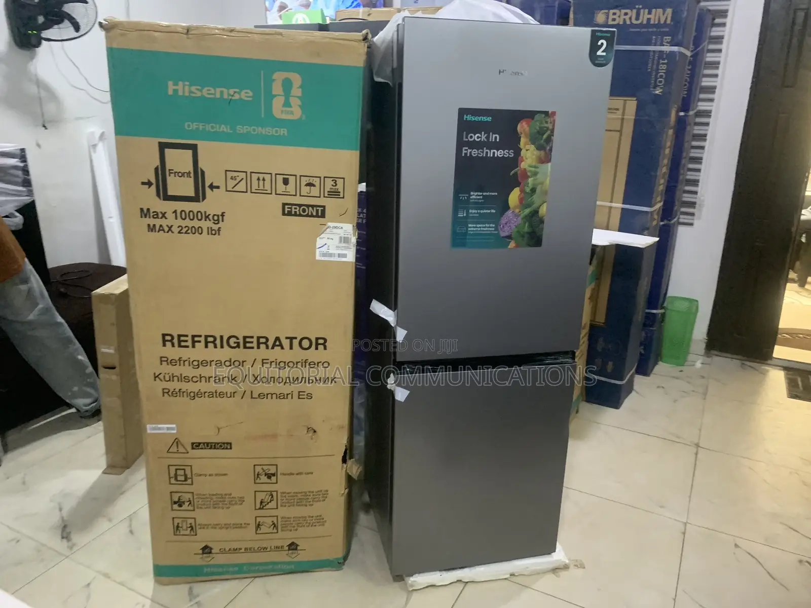 Hisense Rd-29dca 225l Bottom Freezer Refrigerator for Family Kitchens