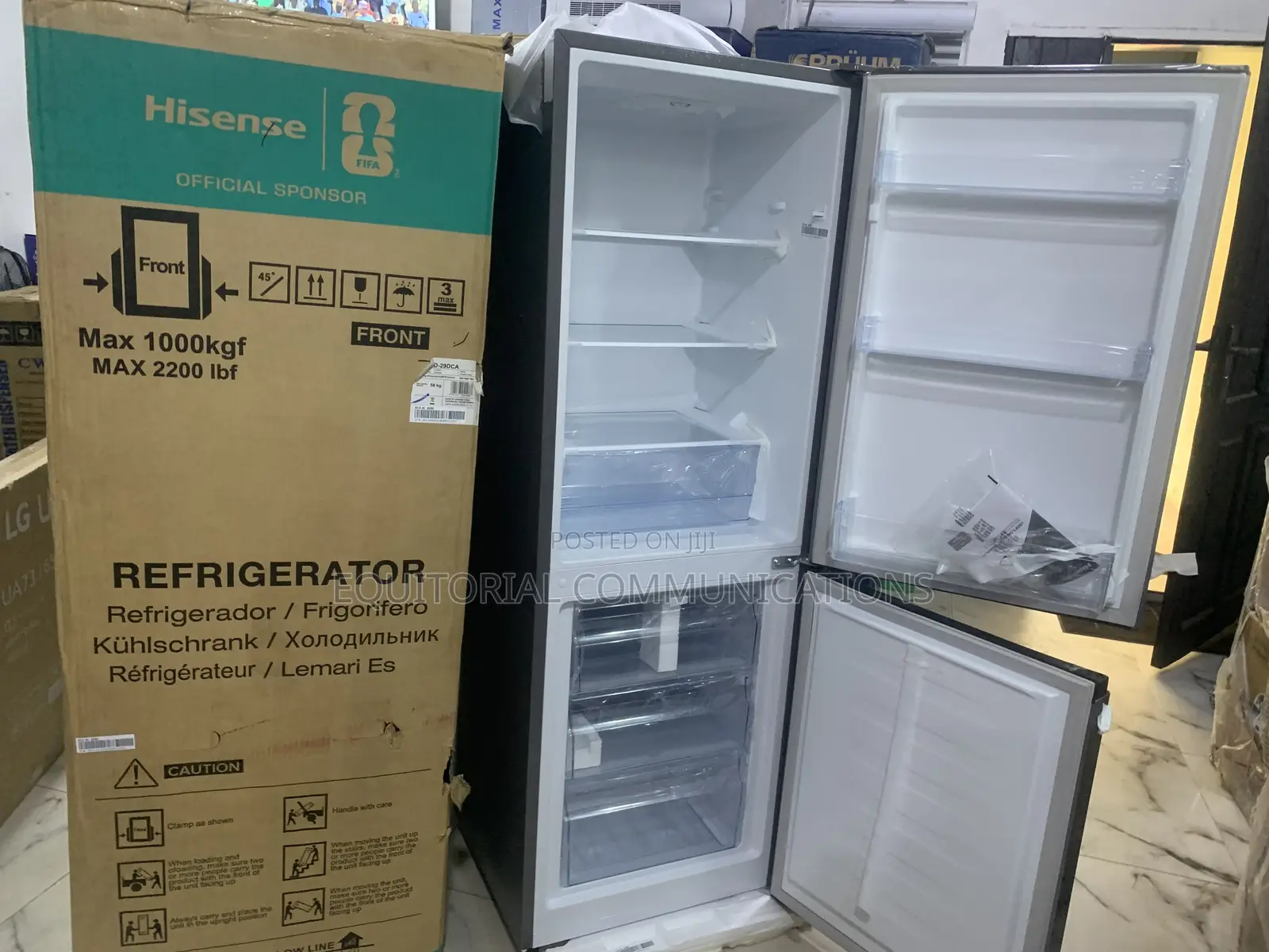 Hisense Rd-29dca 225l Bottom Freezer Refrigerator for Family Kitchens