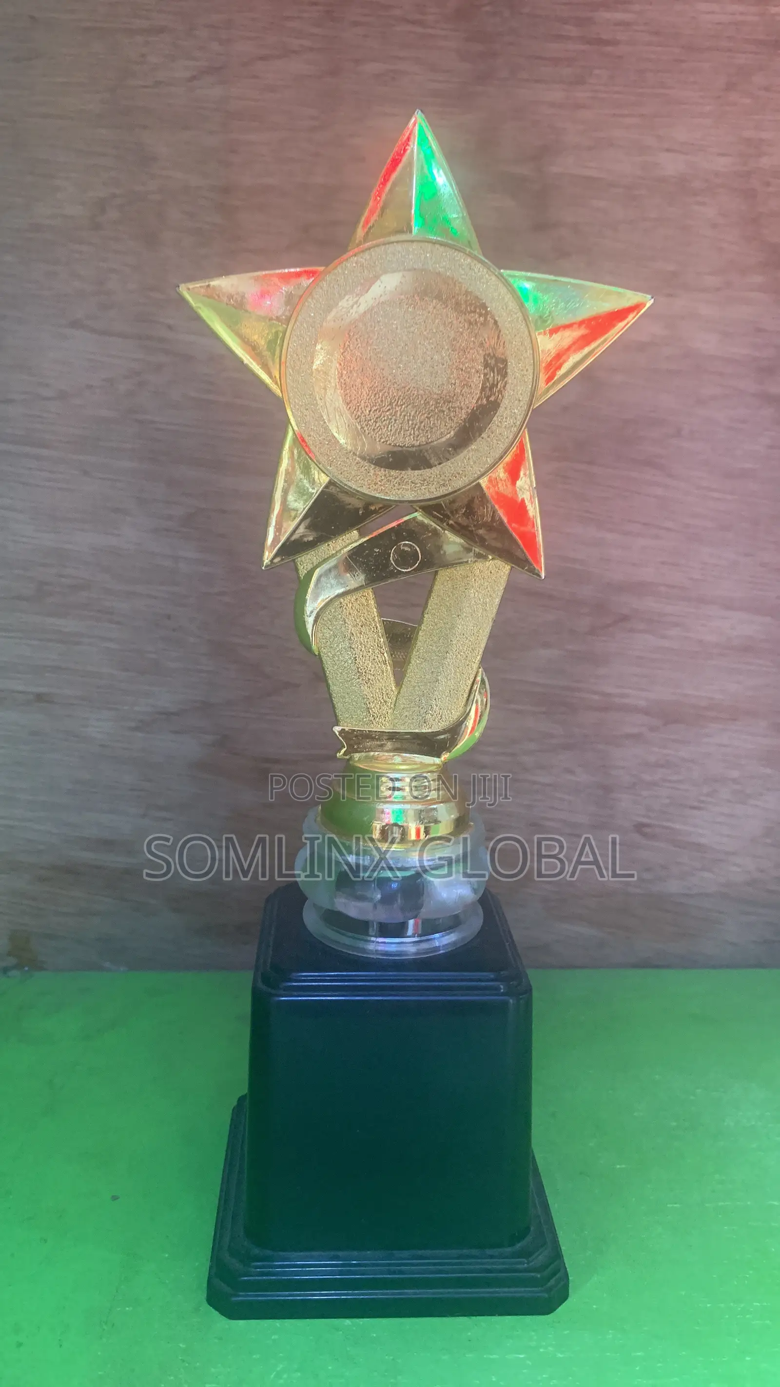 Gold Trophies (9inches) With Branding