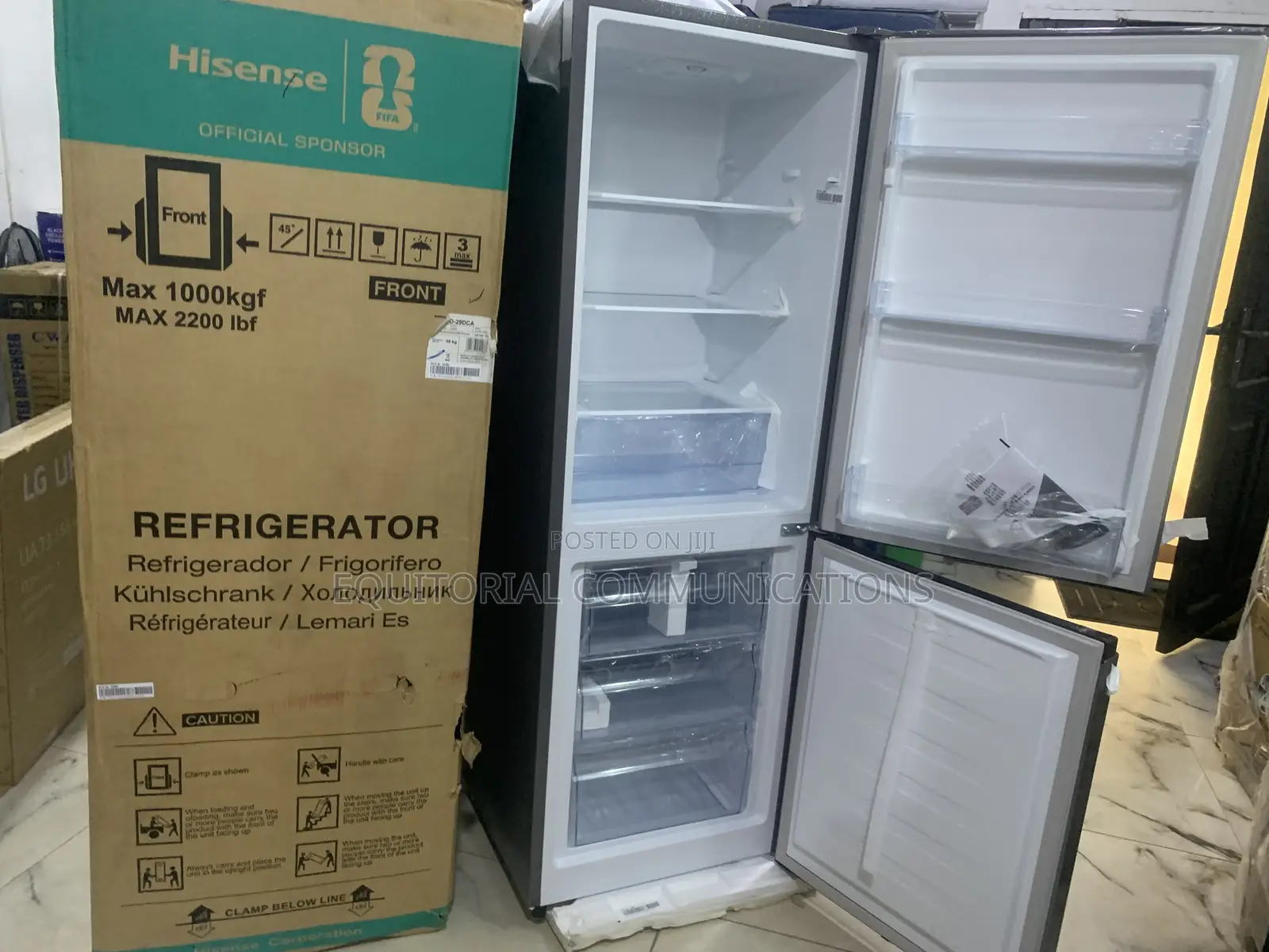 Hisense Rd-29dca 225l Refrigerator With Low Noise Compressor Technolog