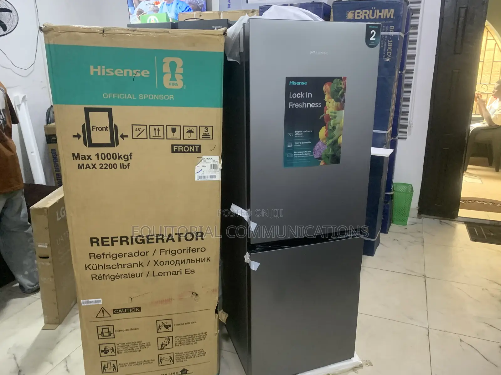 Hisense Rd-29dca 225l Refrigerator With Low Noise Compressor Technolog