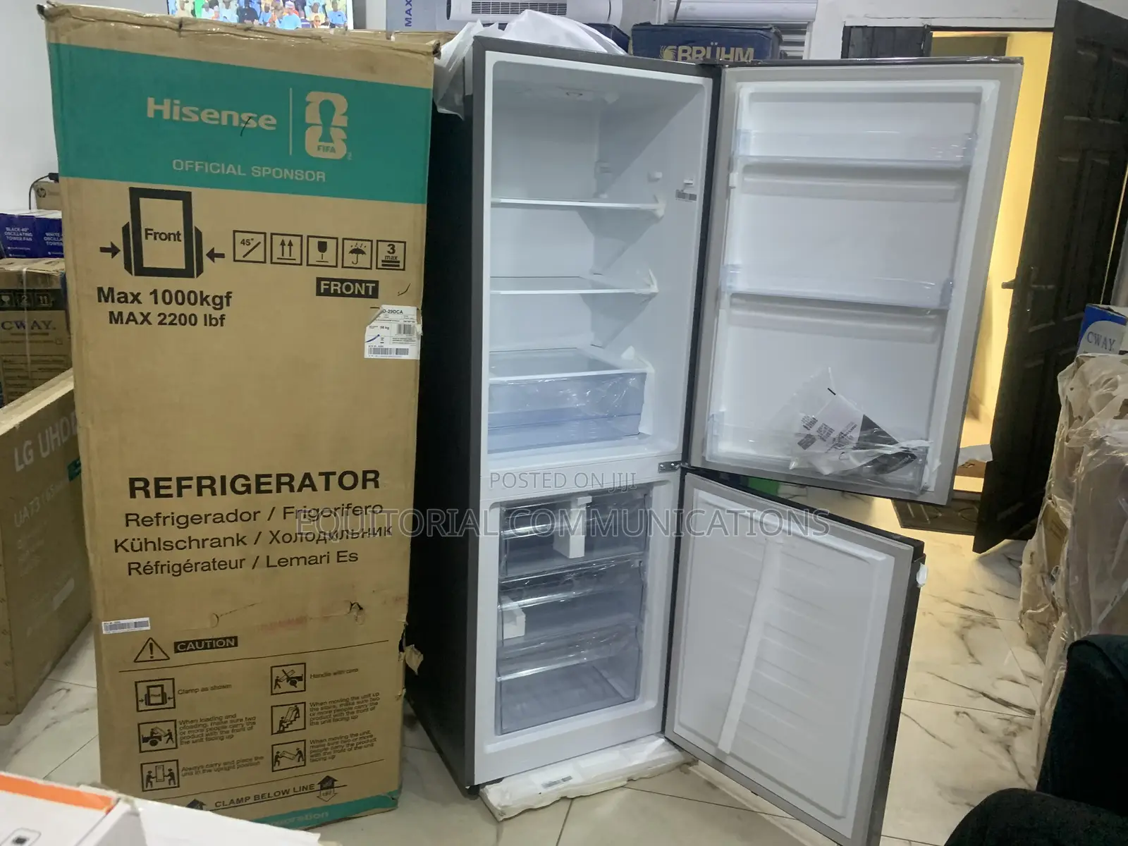 Hisense Rd-29dca 225l Double Door Refrigerator With Convenient Bottom