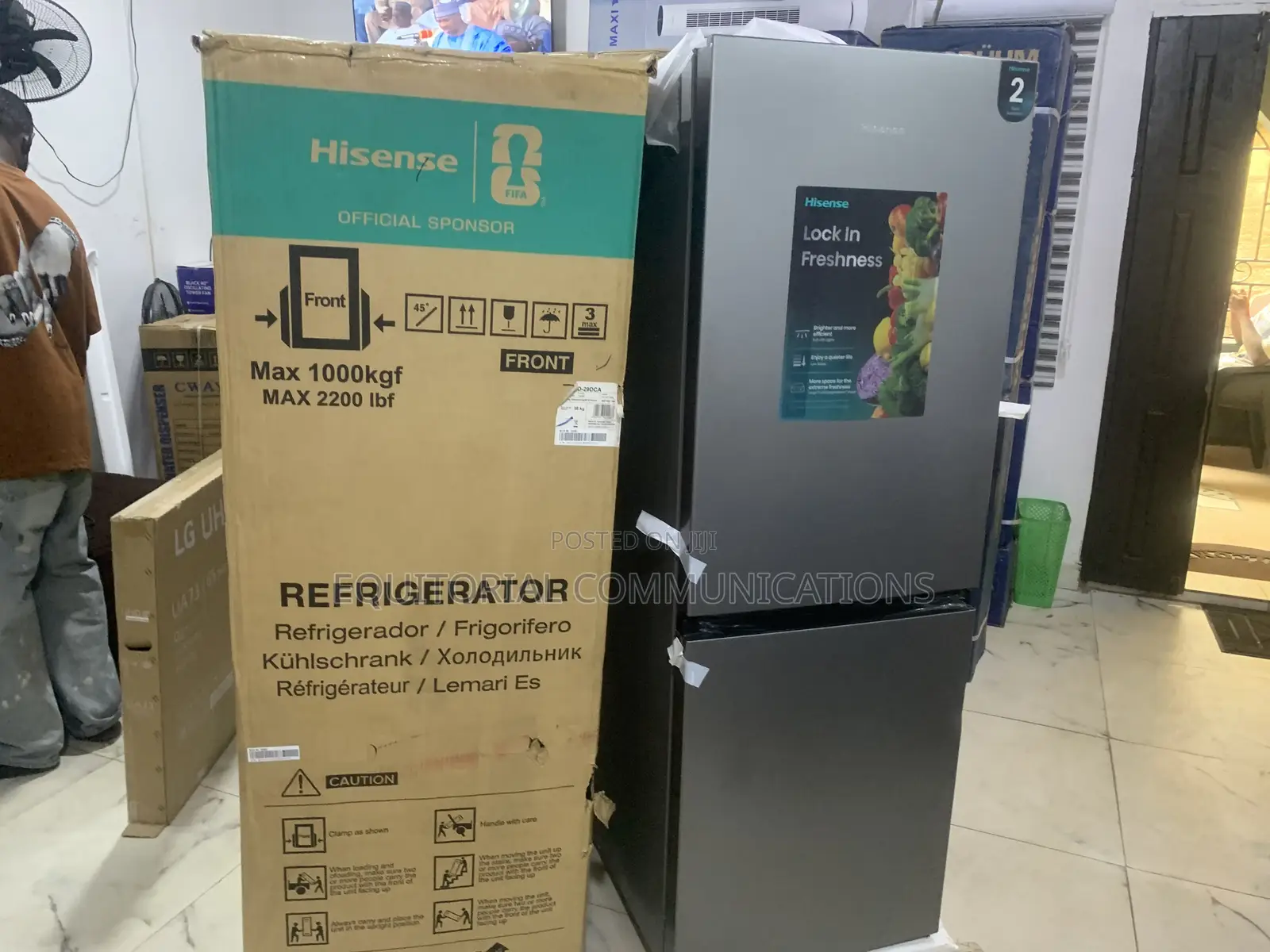 Hisense Rd-29dca 225l Double Door Refrigerator With Convenient Bottom