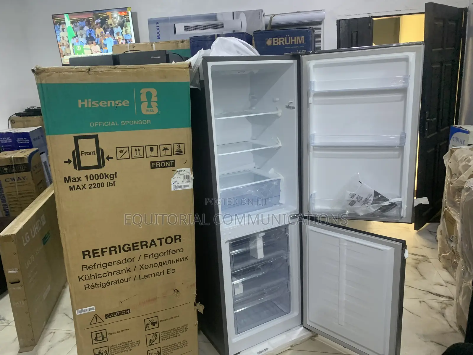 Hisense Rd-29dca Refrigerator 225l With Adjustable Shelves and Door St