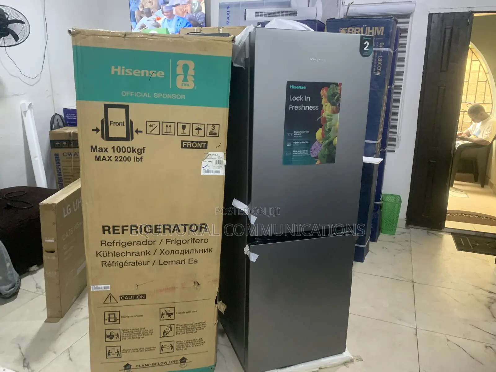 Hisense Rd-29dca Refrigerator 225l With Adjustable Shelves and Door St