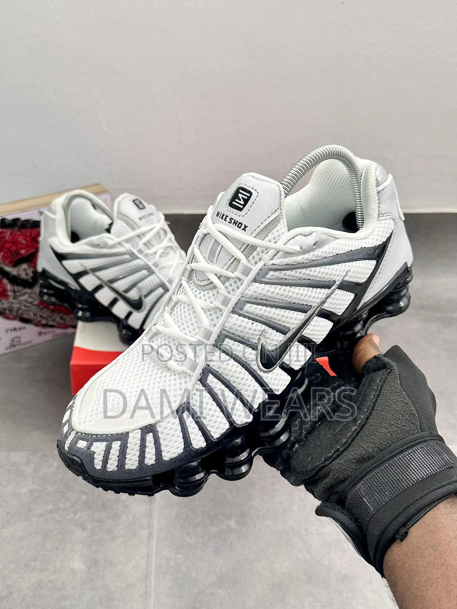 Nike Shox White and Black
