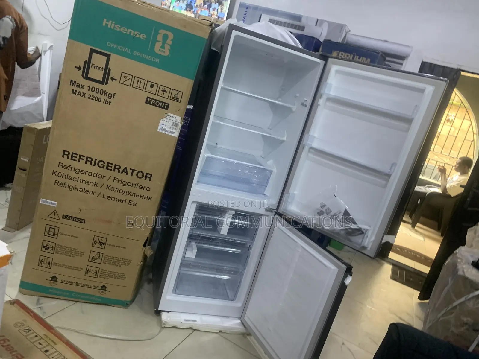 Hisense Rd-29dca 225l Double Door Refrigerator With Spacious Interior