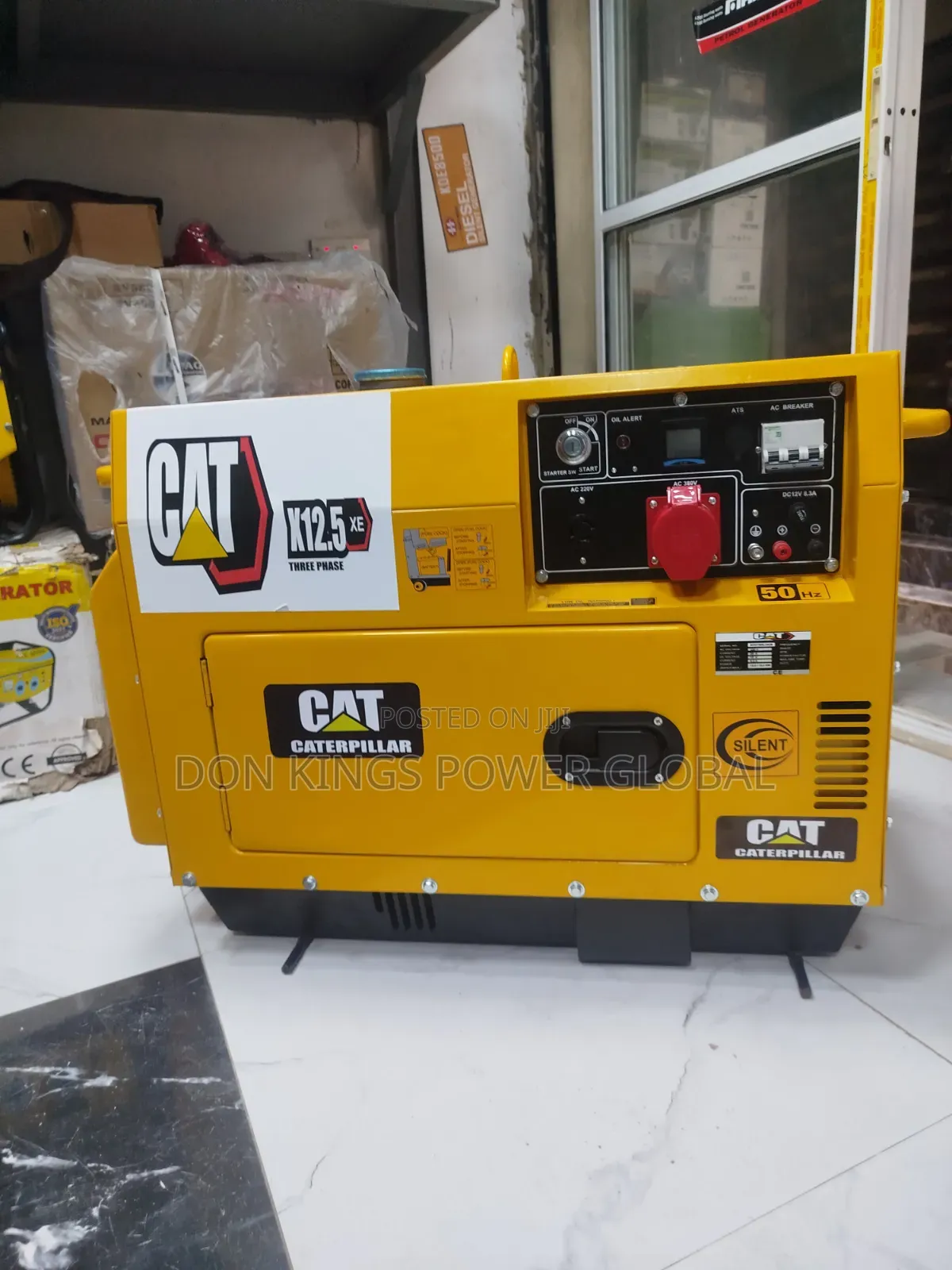 Cat 12.5kva Durable Copper Coil Diesel Generator for House, Business