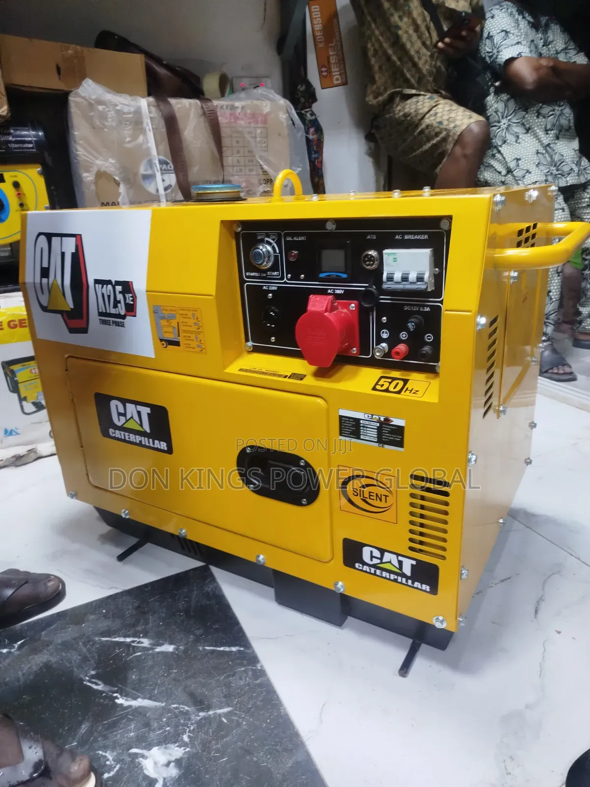 Cat 12.5kva Durable Copper Coil Diesel Generator for House, Business