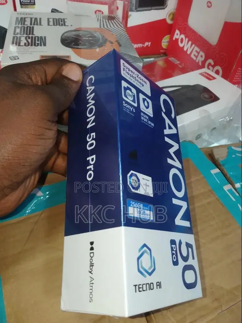New Tecno Camon 50 Pro 256 GB Blue