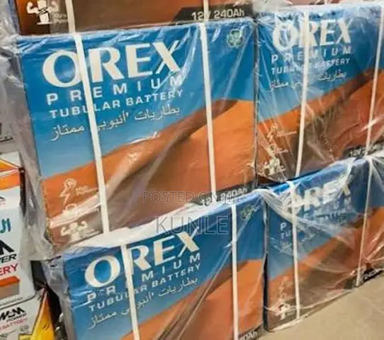 Orex Tubular Battery 240ah/12v