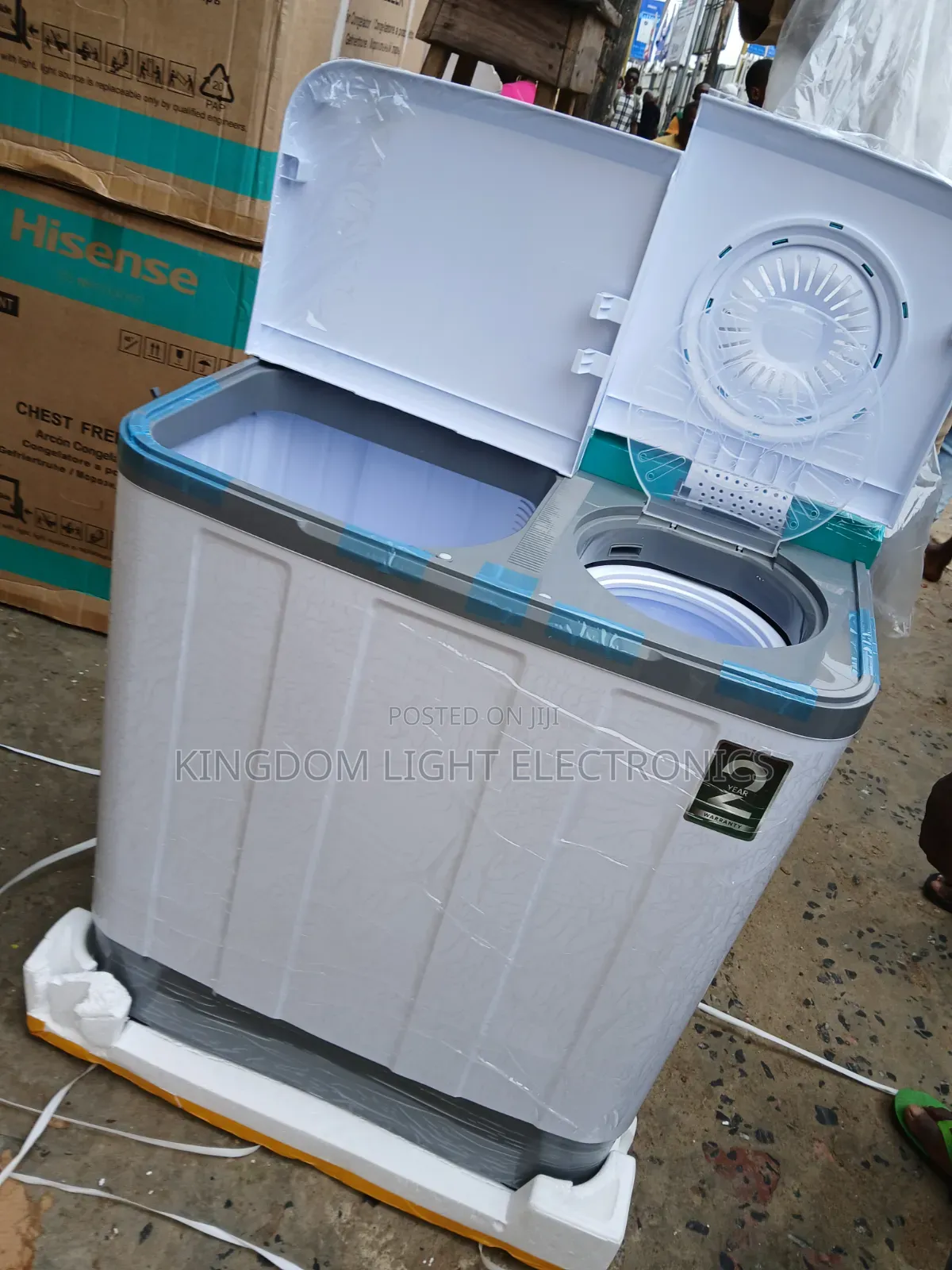 Original Hisense 11kg Top Loader Washing Machine Copper Motor.