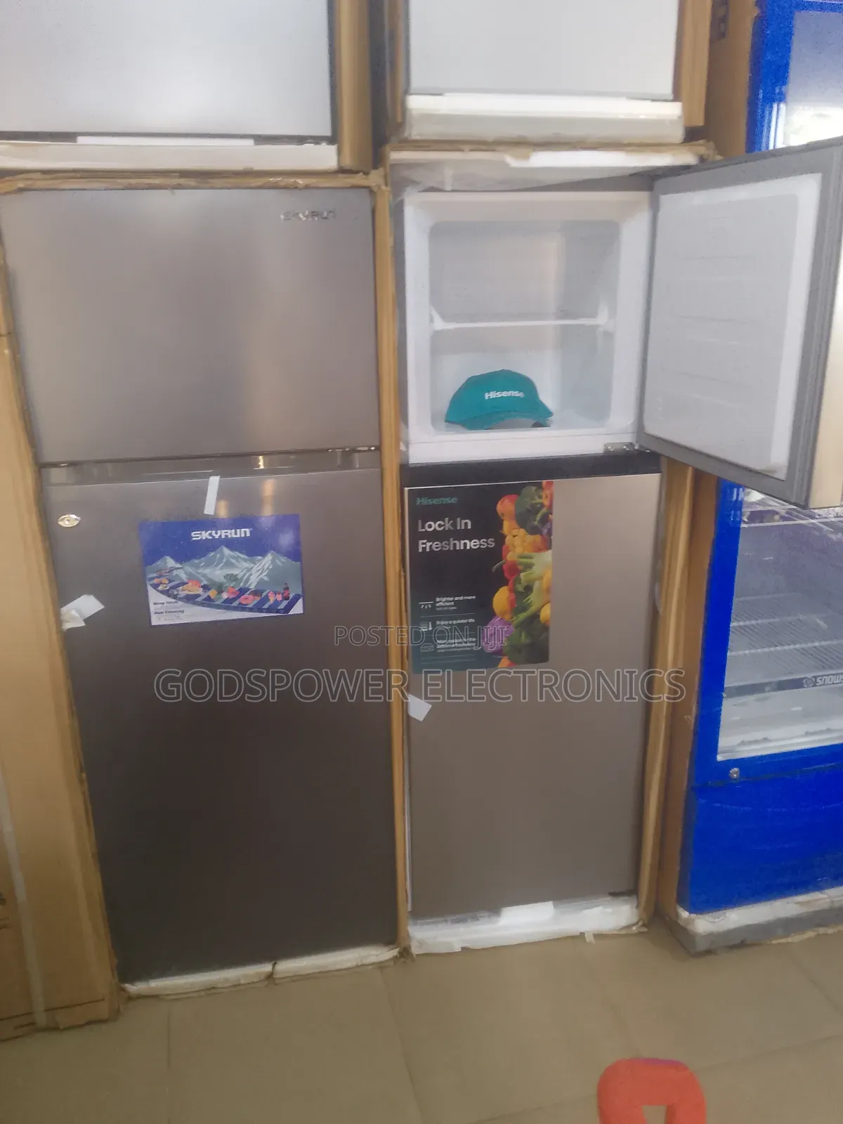 Skyrun 200l Double Door Refrigerators