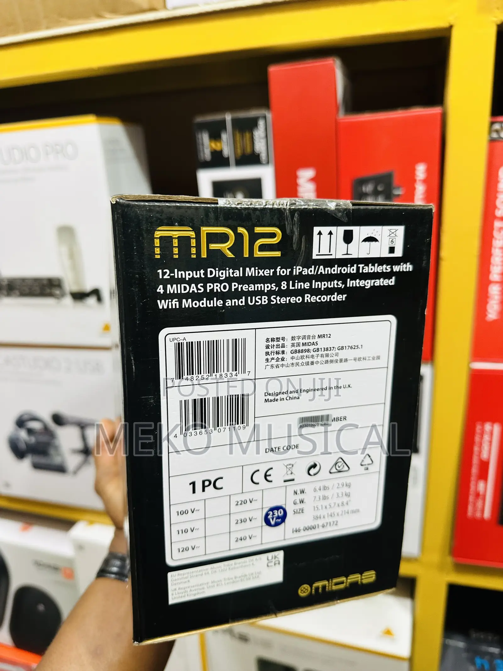 Midas Mr12 Digital Mixer