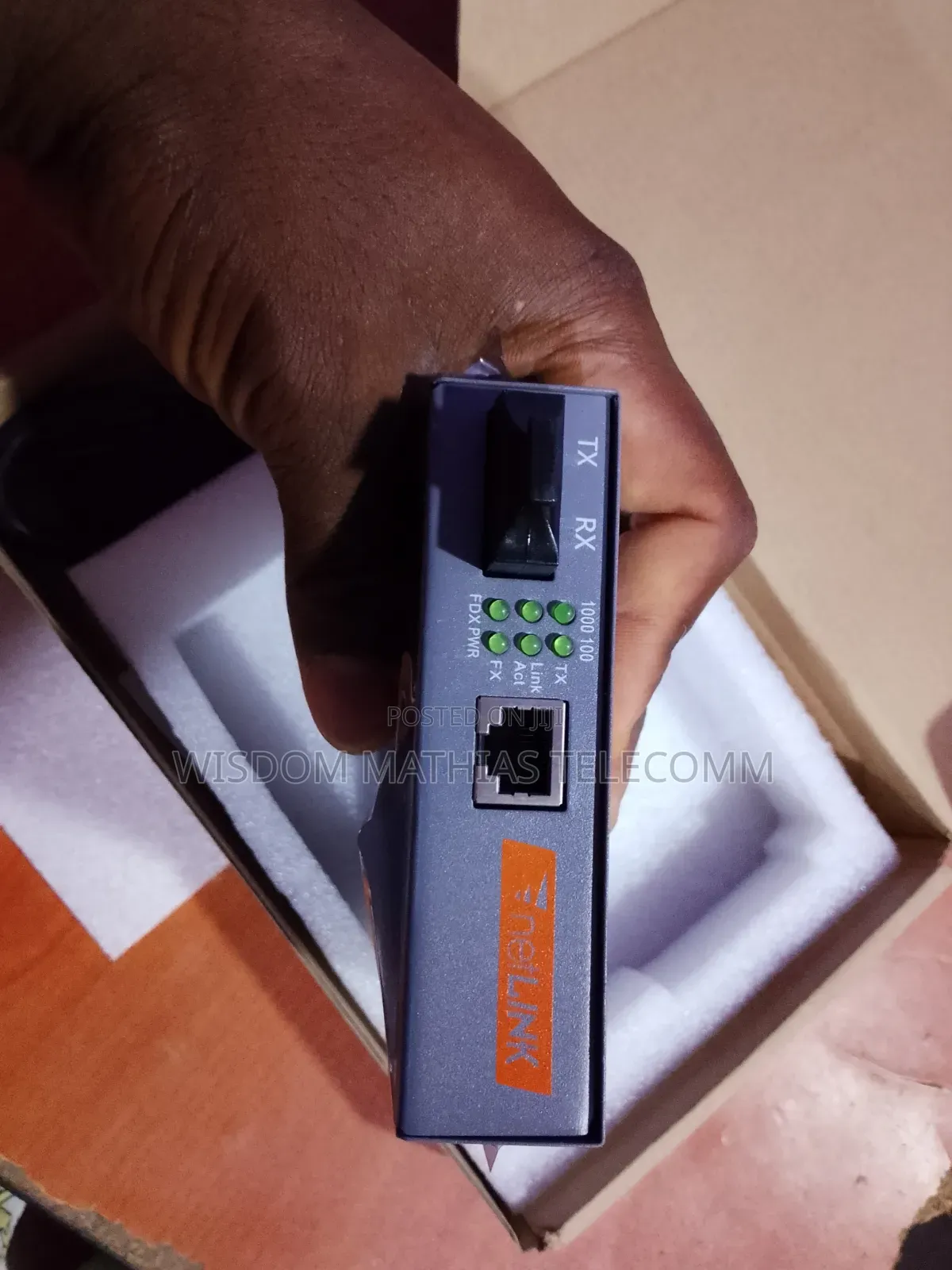 Gigabit Fiber Media Converter 10/100/1000mbps Single Fiber Sc Port